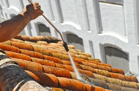 Nettoyage de toitures - Châtillon-sur-Colmont